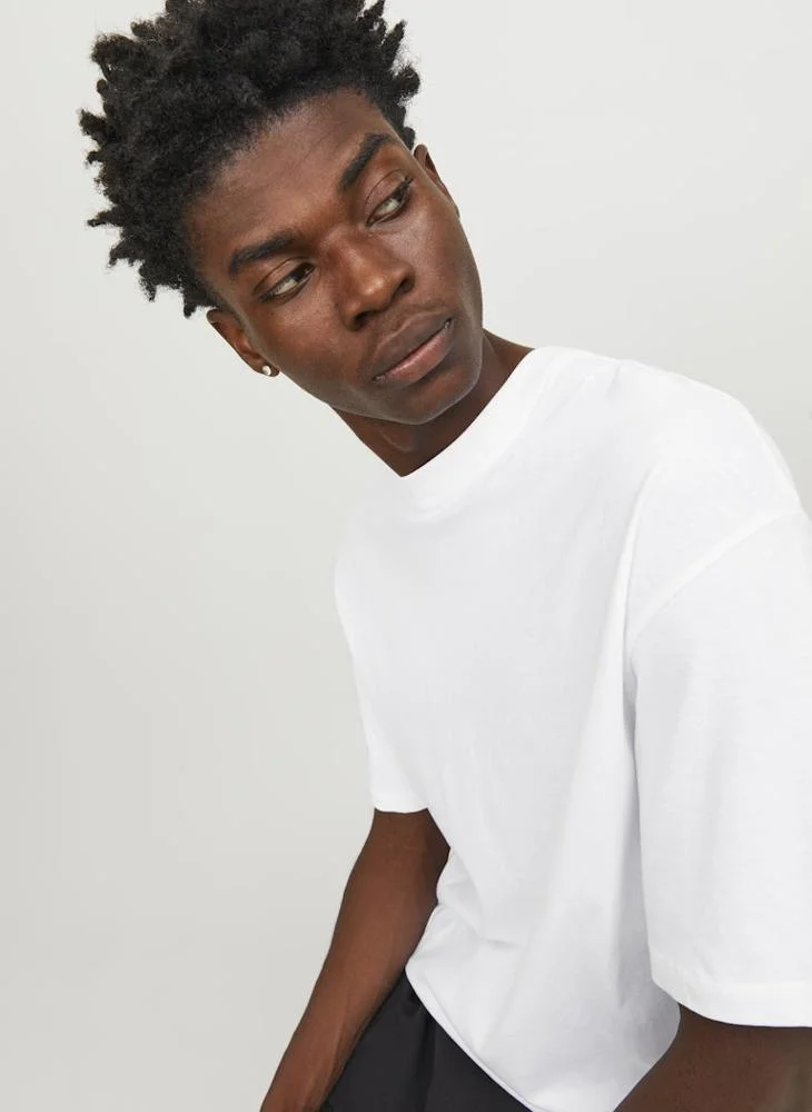 JACK & JONES  Casual Crew Neck Regular Fit T-Shirt for Men | Best Price UAE